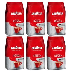 Kawa ziarnista Lavazza Qualita Rossa 1kg x 6 kawa mieszana zestaw kaw 6kg