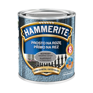 Farba Prosto Na Rdzę Srebrno-Szary Młotkowy 0,7 l Hammerite
