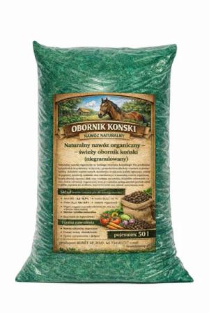 OBORNIK KOŃSKI 100% EKOLOGICZNY NAWÓZ NATURALNY 50 L kompostowany