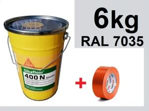 6kg ŻYWICA POLIURETANOWA farba hydroizolacja Sika Sikafloor 400N SZARY 7035