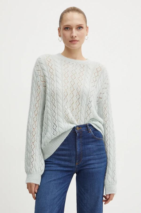 Twinset sweter z domieszką wełny