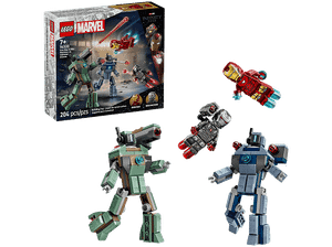 Klocki LEGO Marvel Iron Man i War Machine kontra drony Hammera (76320) Wielokolorowy
