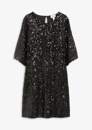 Sukienka oversized z cekinami
