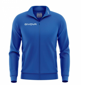 GIVOVA bluza sportowa męska treningowa na zamek MA022 niebieska (2XL)