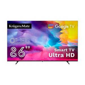 Telewizor Kruger&Matz 86" UHD Android 14 QLED smart DVB-T2/S2 H.265 Hevc
