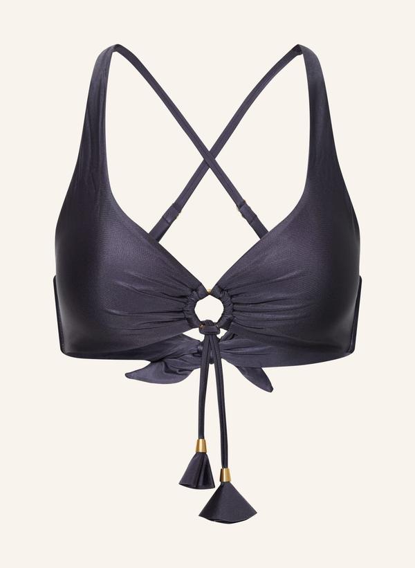 Seafolly Top Bikini Typu Braletka Belle Z Wycięciem blau