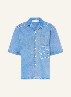 Marni Koszula Jeansowa Comfort Fit blau