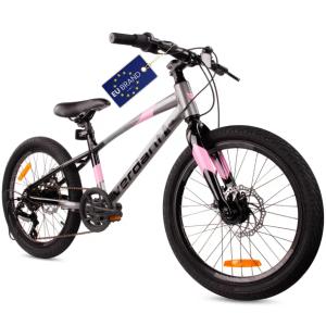 Rower dziecięcy 20 cali dla dziewczynki MTB Shimano 6 biegów lekki