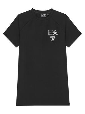 EA7 Emporio Armani Sukienka codzienna 7G000049 AF12484 UC001 Czarny Relaxed Fit