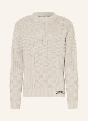 Off-White Sweter Arrow beige