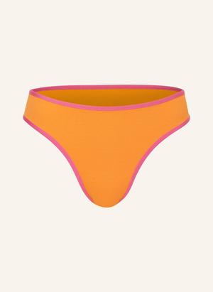 Seafolly Dół Od Bikini Z Wysokim Stanem Beach Bound orange