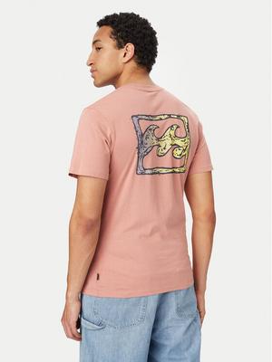 Billabong T-Shirt Crayon Wave EBYZT00525 Różowy jasny Regular Fit