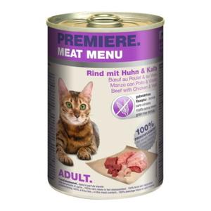 PREMIERE Meat Menu Adult Rind mit Huhn & Kalb 12x400 g