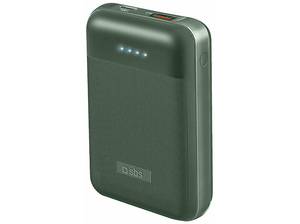 Powerbank SBS 10000mAh Zielony TEBB10000PD20RUG