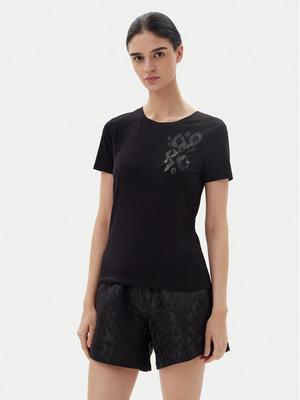 EA7 Emporio Armani T-Shirt 7W000133 AF10373 UC001 Czarny Regular Fit