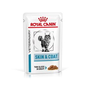 ROYAL CANIN Veterinary Skin & Coat, delikatne kawałki w sosie 12x85 g