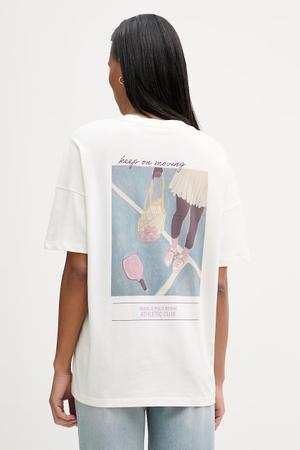 Marc O'Polo T-shirt oversize damski bawełniany