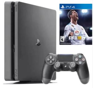 Konsola Sony PlayStation 4 PS4 Slim 500gb czarny Pad Gra Komplet