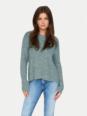 ONLY Sweter 15234745 Zielony Regular Fit
