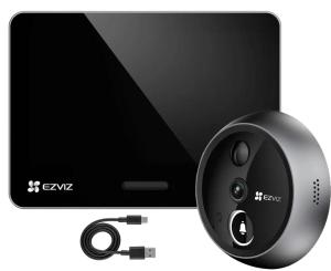 WIZJER ELEKTRONICZNY WIFI EZVIZ EP4 4K 155° DOTYKOWY EKRAN BATERIA 7100mAh