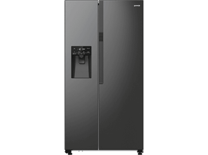 PRODUKT PO EKSPOZYCJI - Chłodziarko-zamrażarka Side By GORENJE NRR9185ESBXL Czarny grafit