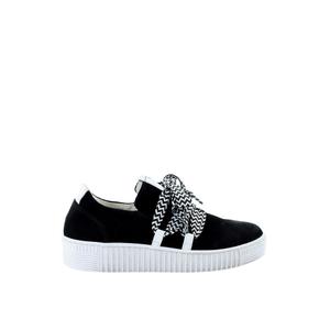 Damskie czarne sneakersy Gabor 83.333.37