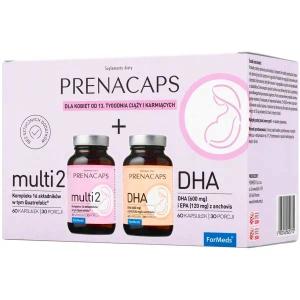 ForMeds Prenacaps Multi 2 + DHA Magnez Rozwój Ciąży 120 kaps. odporność