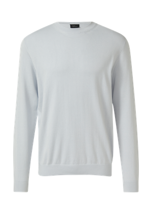 Sweter z cienkiej dzianiny z domieszką bawełny