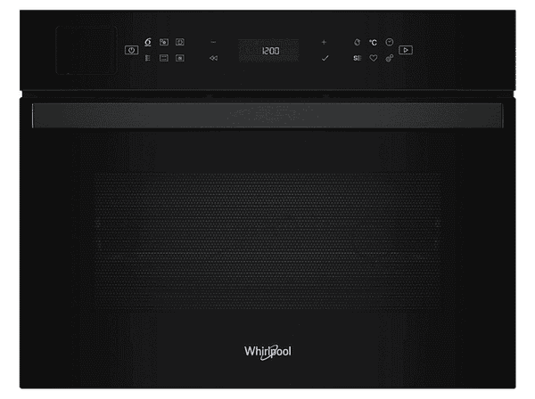 Piekarnik kompaktowy parowy WHIRLPOOL WCS6A9PHTSBA SteamSense+ Termoobieg Termosonda Sous Vide SoftClosing A+ Czarny