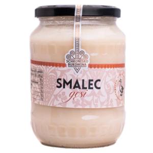 Smalec z gęsi 588g/710ml Schronisko Bukowina tłuszcz gęsi 100% naturalny