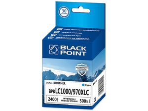 Tusz BLACK POINT BPBLC1000C Zamiennik Brother LC1000 C