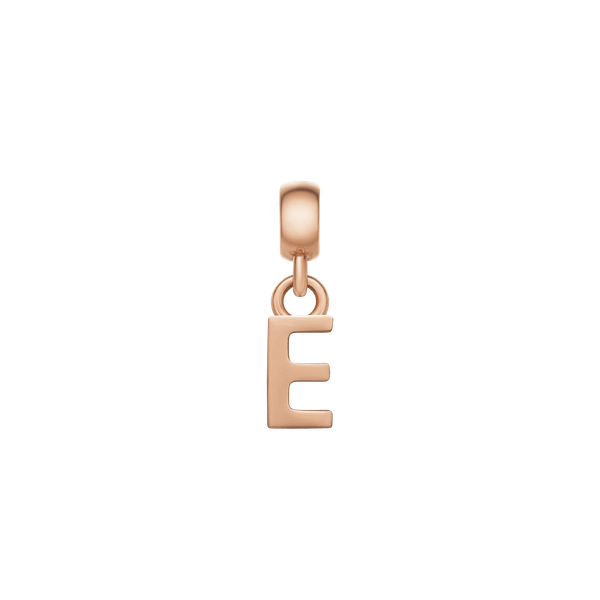 Daniel Wellington DW Charm Letter E Rose Gold