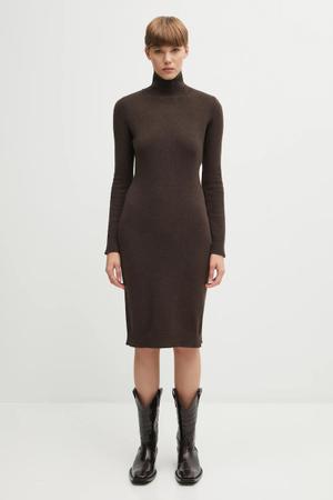 MM6 Maison Margiela sukienka z dodatkiem wełny