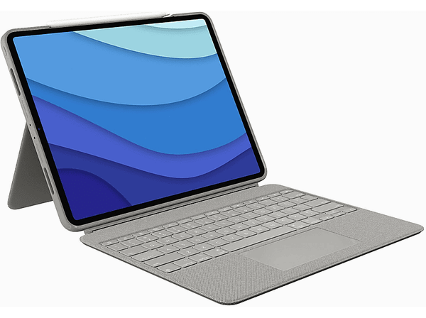 Etui z klawiaturą i panelem dotykowym LOGITECH Combo Touch do iPad Pro 12,9 cala (5. generacji) Szary 920-010258