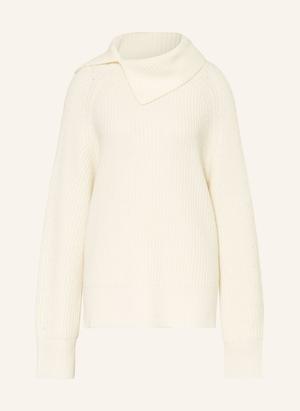 Loulou De Saison Sweter Z Kaszmiru Cecil weiss