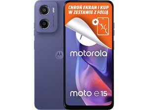 Smartfon MOTOROLA Moto E15 4G (LTE) 2 GB/ 64 GB Lawendowy