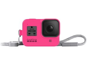 Etui + smycz GOPRO HERO8 Black Różowy AJSST-007