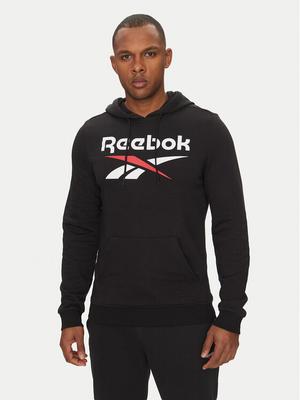 Reebok Bluza Identhlty Big Logo 100221781 Czarny Regular Fit
