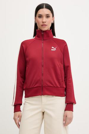 Puma bluza rozpinana damska z bawełną Iconic T7 Track Jacket