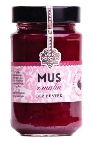 Mus z malin konfitura z malin bez pestek* Schronisko Bukowina