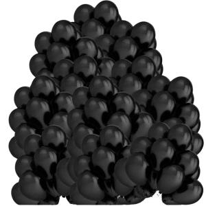 BALONY CZARNE PROFESJONALNE ZESTAW BALONÓW NA ROCZEK URODZINY DUŻE 100SZT