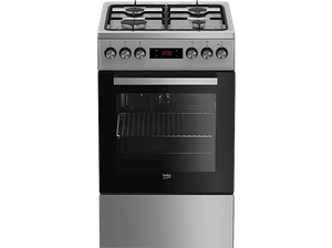 Kuchnia gazowo-elektryczna BEKO FSE52326DXD Grill Termoobieg Czyszczenie parą 50cm