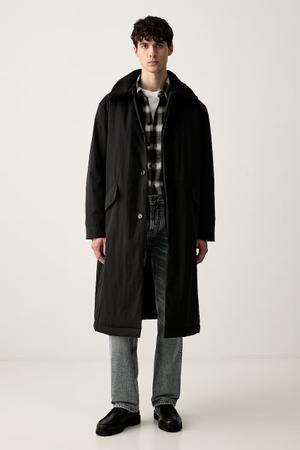 AllSaints płaszcz męski z bawełną