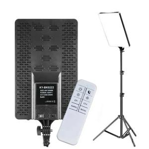 ZESTAW PANELOWA LAMPA LED 100W = 650W 28X40CM REGULACJA BARWY PILOT +STATYW