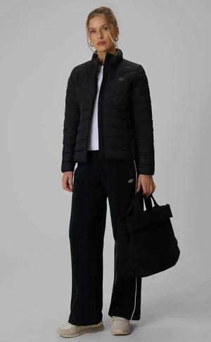 4F Damska kurtka pikowana puchowa F0923 CITY JACKETS czarna (XL)