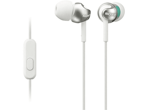 Słuchawki przewodowe SONY MDR-EX110AP Biały