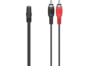 Adapter minijack 3.5mm - 2xRCA HAMA 205186