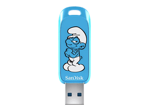 Pamięć USB SANDISK Smurfs 64GB Niebieski