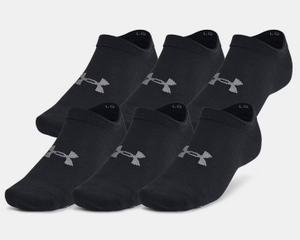 UNDER ARMOUR zestaw skarpetek stopek unisex 6 par Essential No Show czarne (S)
