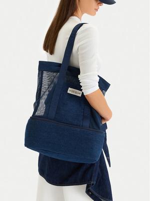 Guess Jeans Torebka CWBEO-GUESS-M-004-09 Granatowy
